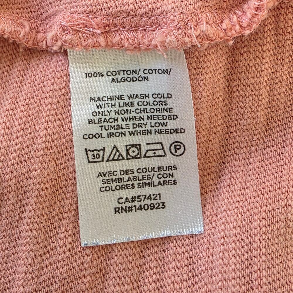 LOFT Sleeveless Knit Tank Top Peach Womens XL Cotton Soft Casual Basic - Picture 7 of 7